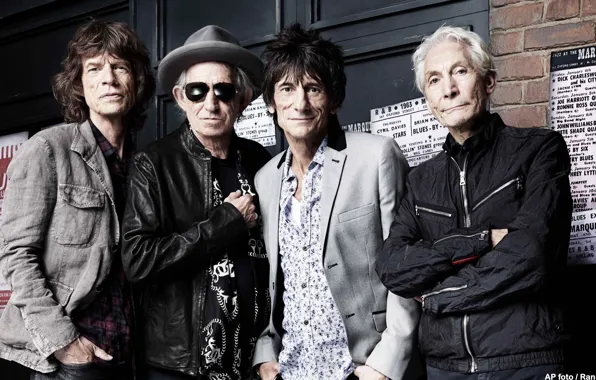 Rolling Stones, Мик Джаггер, Кит Ричардс, Чарли Уоттс, Ронни Вуд, Роллинг Стоунс
