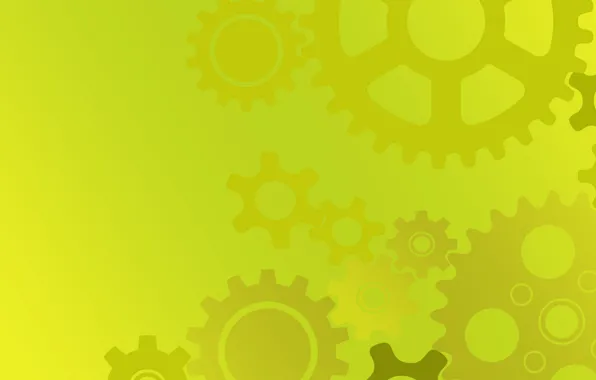 Текстура, yellow, желтая, gears, backgroud, передачи
