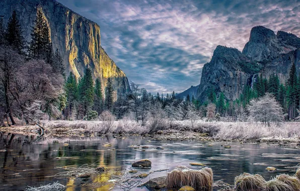 Горы, обработка, Yosemite Valley