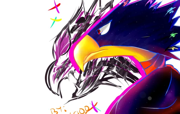 Fanart, Boku no Hero Academia, Tokoyami Fumikage