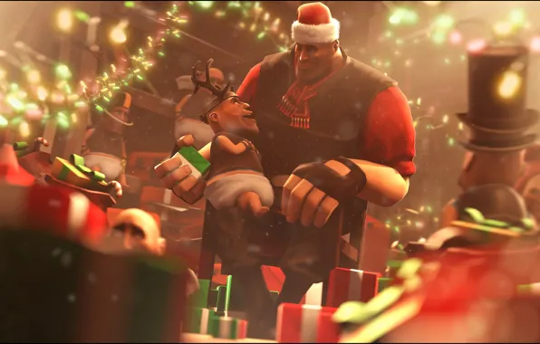 Happy New Year, Team Fortress 2, Heavy, Happy Christmas