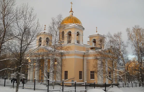 Зима, Петрозаводск, собор Александра Невского