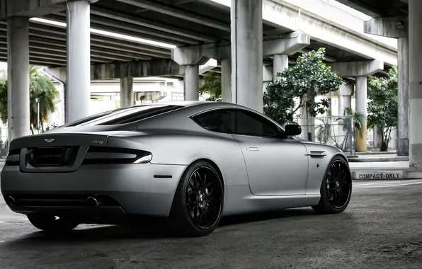 Картинка Aston Martin, DB9, florida, luxury, exotic, miami, Matte titanium