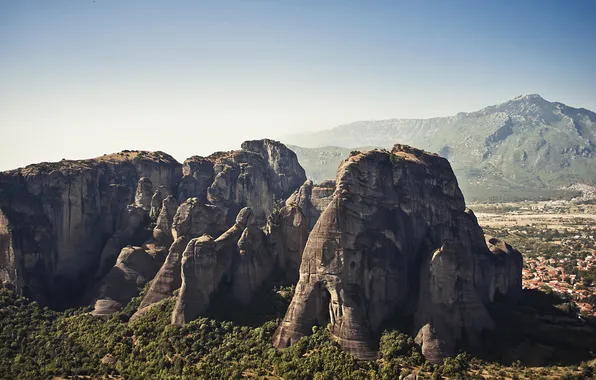 Камни, скалы, meteora