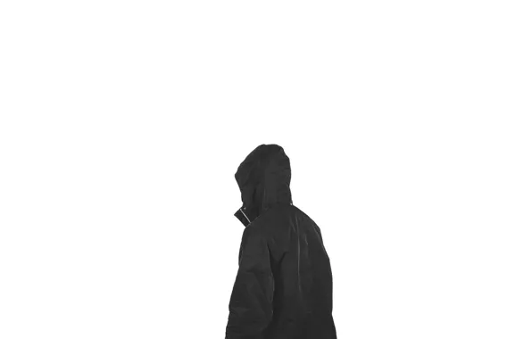 White, Black, alone, minimalistic