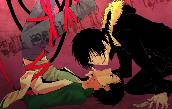 Durarara, Дюрарара, Изая Орихара, Микадо Рюгаминэ