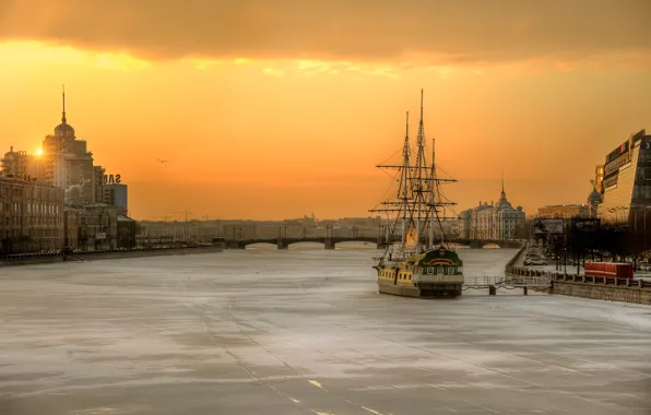 Картинка утро, Санкт-Петербург, Февраль, 2015