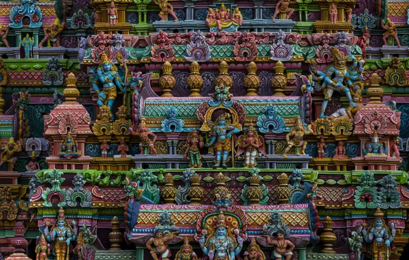 Индия, храм, архитектура
