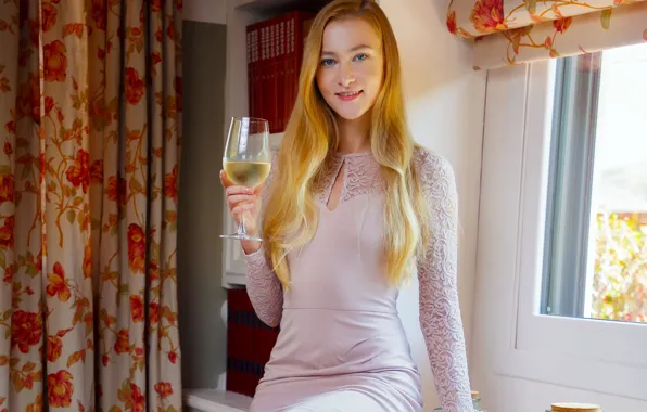 Glass, long hair, wine, model, gorgeous, photoshoot, posing, beautiful face