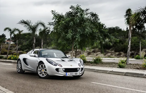 Дорога, фон, обои, Lotus, спорткар, автомобиль, Elise