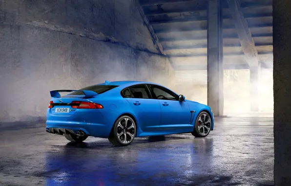 Jaguar, Авто, Синий, Колеса, Ягуар, Car, XFR-S