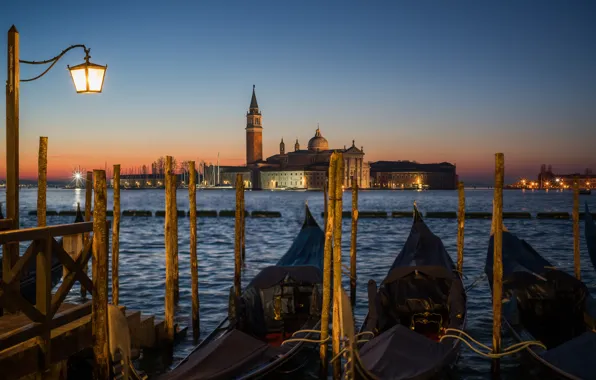 Картинка Венеция, гондолы, Venice, San Marco, Veneto