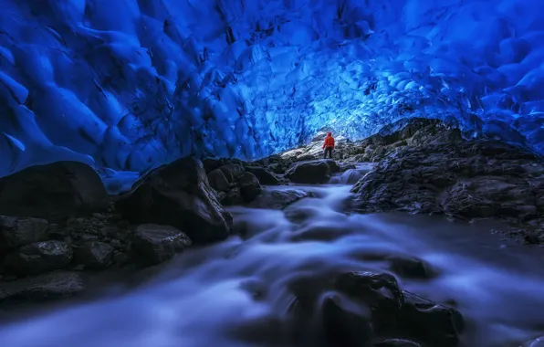 Iceland, East, Skaftafell, Into The Ice Cave