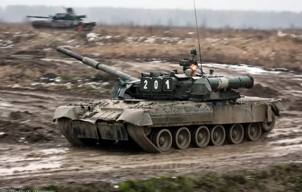 Грязь, танк, обт, вс россии, т-80у