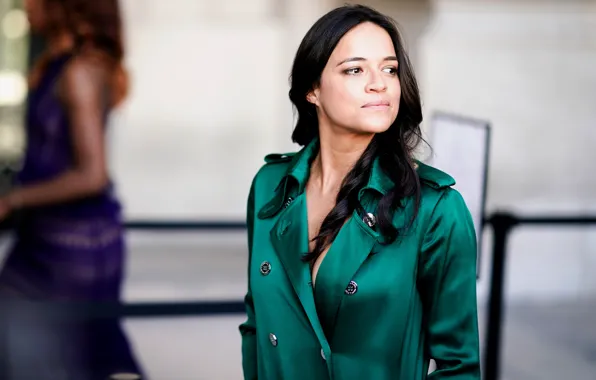 Взгляд, поза, Мишель Родригес, view, hair, Michelle Rodriguez, pose