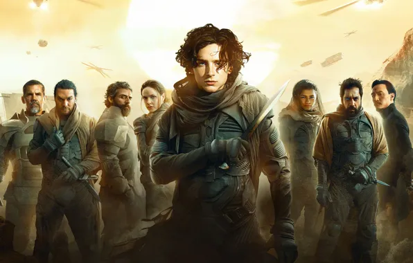 Фантастика, постер, персонажи, Javier Bardem, Хавьер Бардем, Josh Brolin, Джош Бролин, Dune