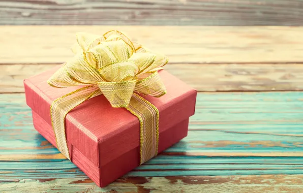 Подарок, лента, Holiday, золотая, Ribbon