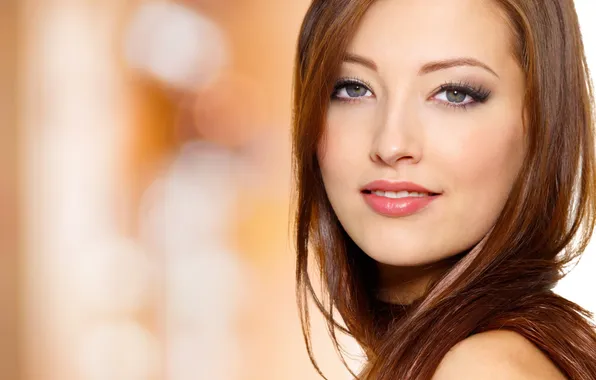 Лицо, улыбка, волосы