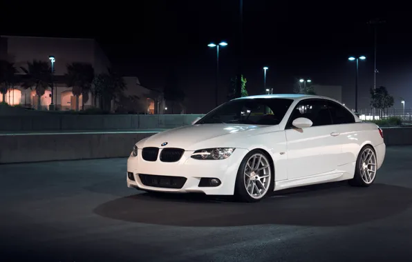 Белый, бмв, BMW, white, 335i, E93, 3 серия