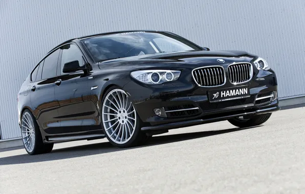 Картинка асфальт, BMW, Hamann, 2010, Gran Turismo, 550i, 5er, F07