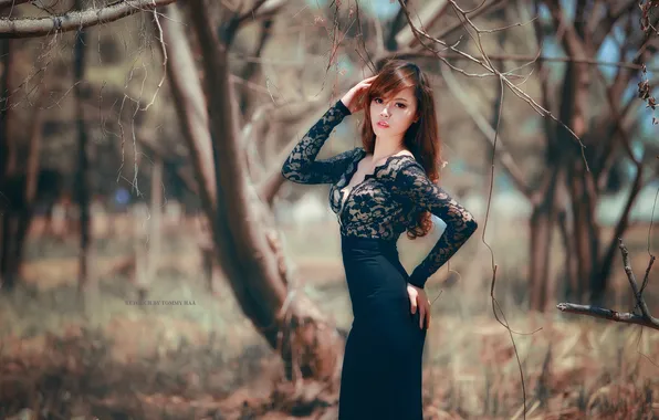 Взгляд, девушка, поза