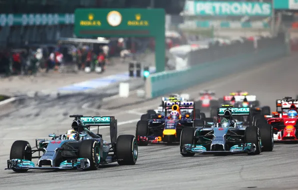 Formula 1, Sepang, Malaysia, 2014