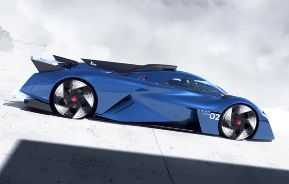 Концепт кар, гибрид, гиперкар, Alpine, hydrogen, водород, 2024, HY6