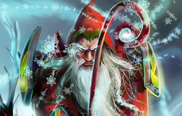 Santa, angry, claus