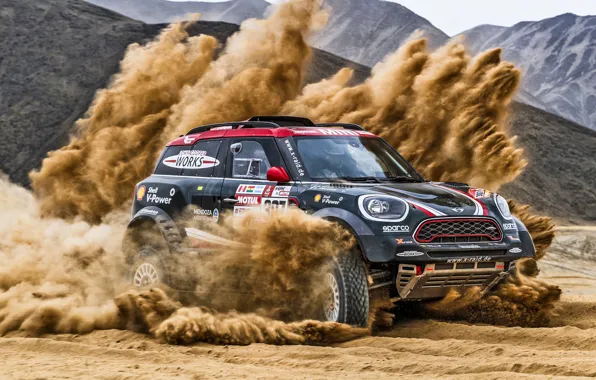 Песок, Mini, Спорт, Пустыня, Гонка, Rally, Dakar, Дакар