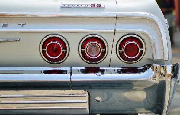 Картинка машина, фонари, Chevrolet impala