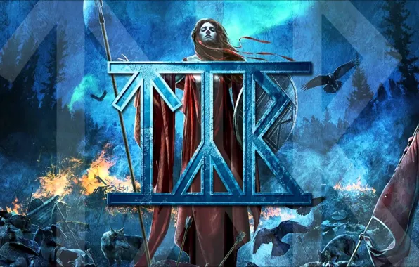 Metal, метал, викинги, Валькирия, Tyr, Týr