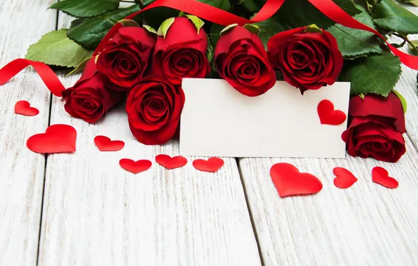 Любовь, цветы, розы, сердечки, красные, red, love, wood