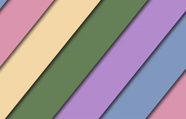 Зеленый, полосы, розовый, голубой, color, material- design