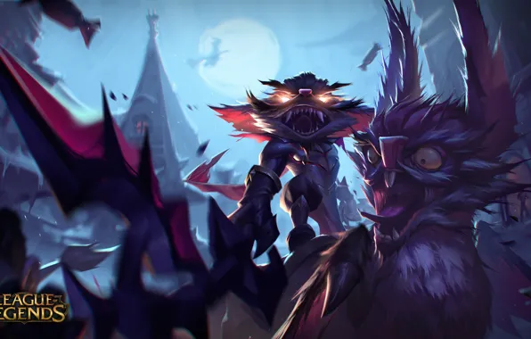 Звери, существа, League Of Legends, Kled