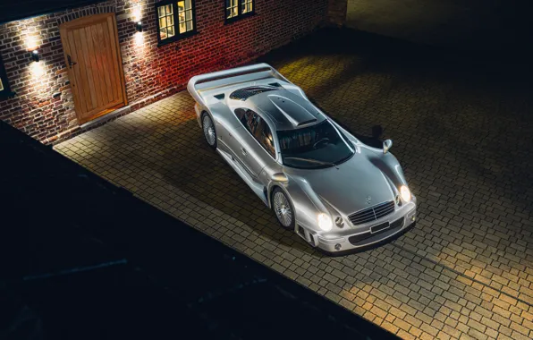 Картинка Mercedes-Benz, AMG, CLK, headlights, Mercedes-Benz CLK GTR AMG Coupe