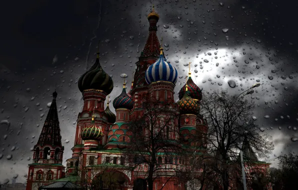 Картинка капли, весна, Москва, кремль, ᔕᑭᖇIᑎG