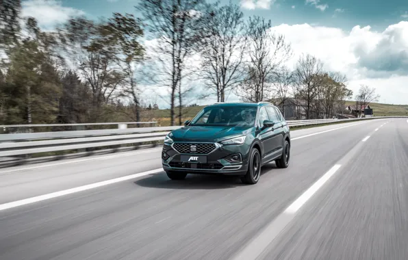 Дорога, скорость, кроссовер, ABT, Seat, 2019, Tarraco