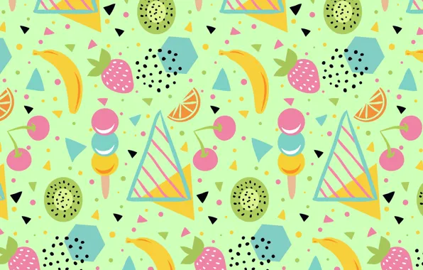 Фон, текстура, фрукты, салатовый, background, pattern