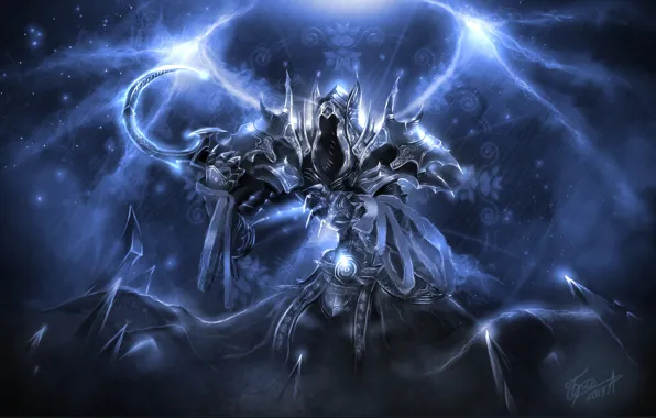 Diablo 3, art, angel of death, reaper of souls, maltael
