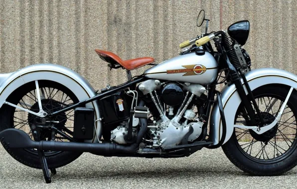 Картинка bike, usa, engine, 1938 HARLEY DAVIDSON 1200 cc