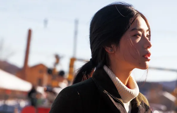Beautiful, Asian, Model, Woman, Cute, Jacket, Pretty, Petite