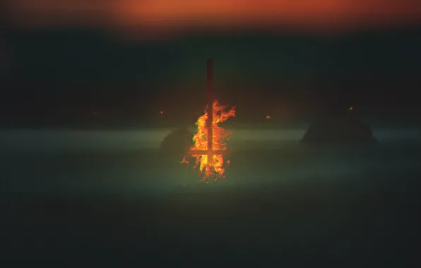 Закат, Поле, Игры, Огонь, Лес, Steam, outlast, outlast 2