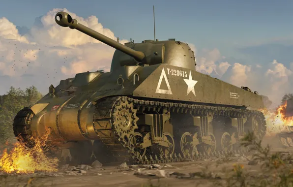 Танк, Средний танк, Sherman, Firefly, Sherman Firefly, Sherman Firefly Vc