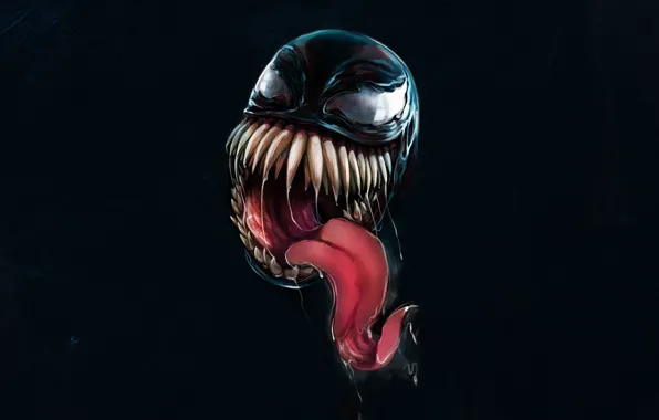 Язык, Зубы, Marvel, Веном, Venom, Симбиот, Creatures, Irina Karpova