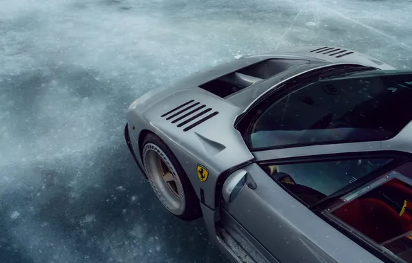 Car, Ferrari, supercar, f40