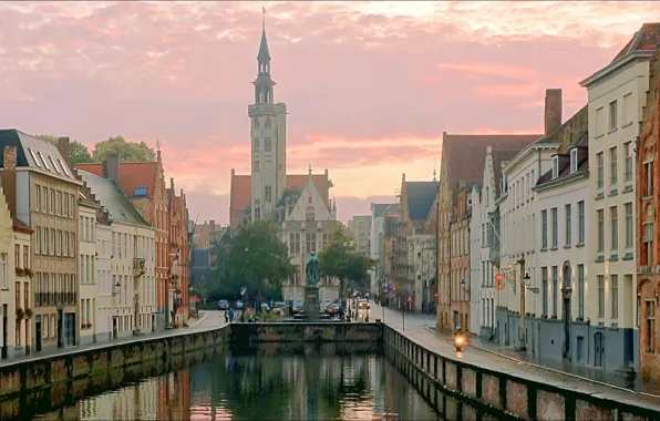 City, Brugge, Europa, metropolis