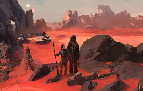 Камни, летательный аппарат, The Moment, ILM Art Department