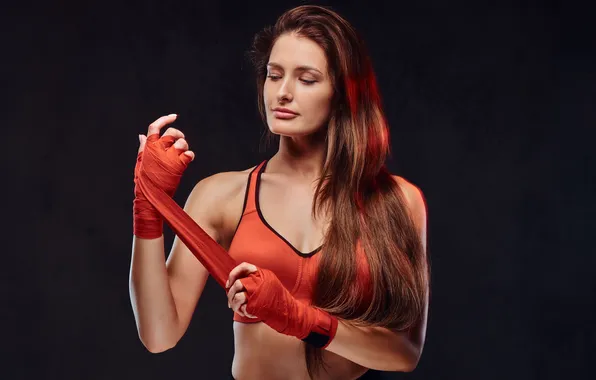 Girl, boxing, sports, boxer