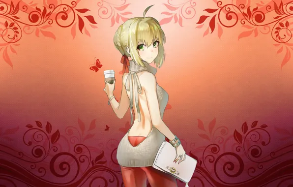 Anime, manga, Saber, bishojo, Fate, japonese, Type Moon