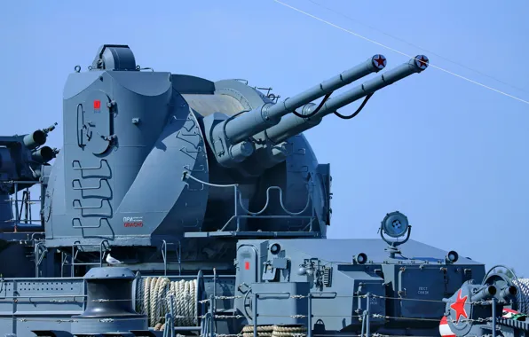 Корабельная, артустановка, АК-130